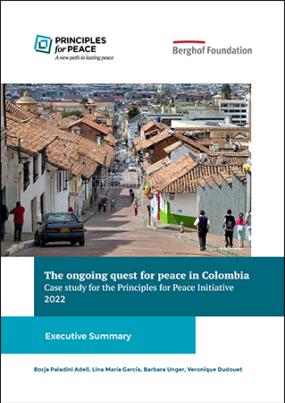 Case Study of the Colombia peace process: Executive Summary