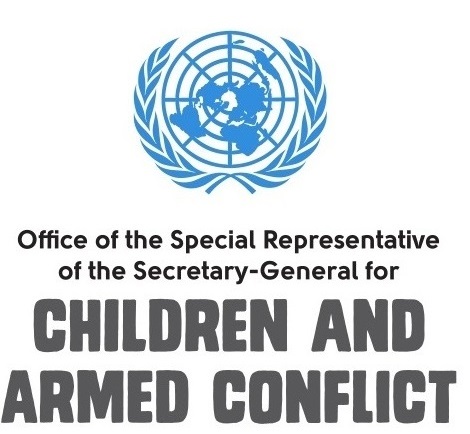 Children Armed Conflict Six Language logo