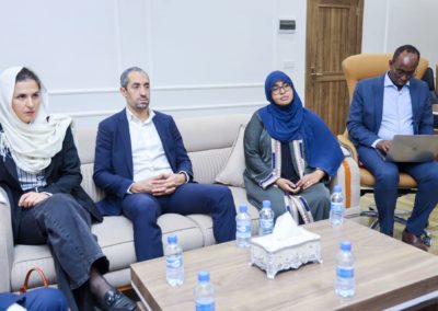 The Minister of Interior, Federal Affairs and Reconciliation H.E Ahmed Moallim Fiqi received a delegation from Principles for Peace (P4P)