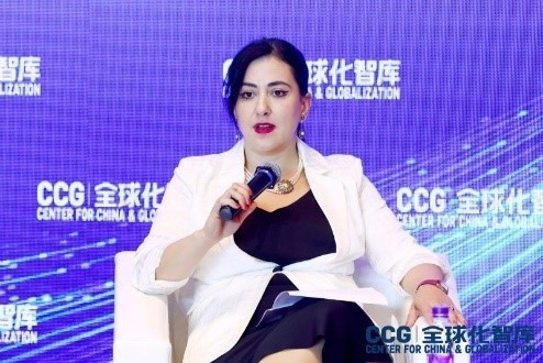 Hiba Qasas in China Globalisation Forum