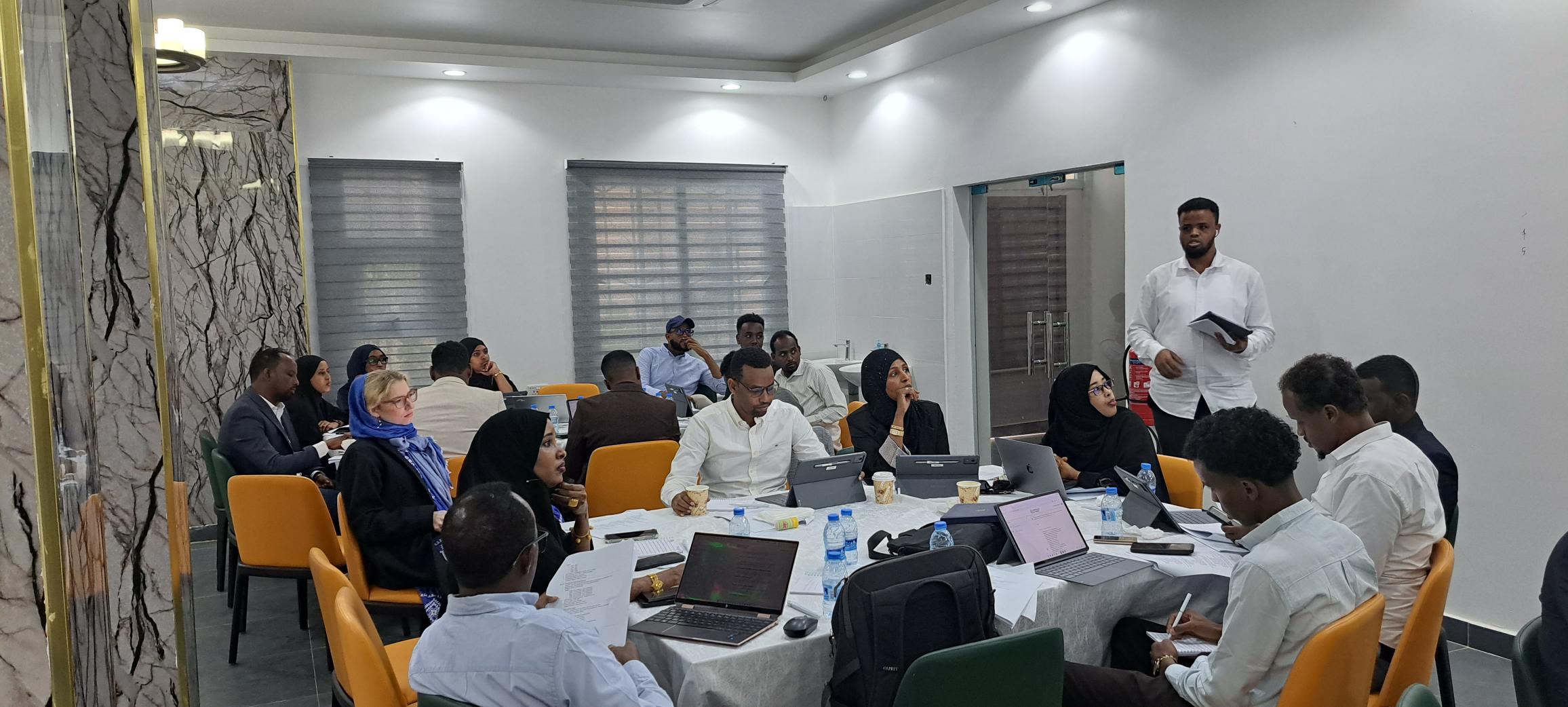 Working Session at the Second Peace Game Simulation, Mogadishu, April 2026