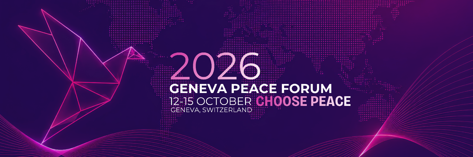 Geneva Peace Forum 2026 - Banner